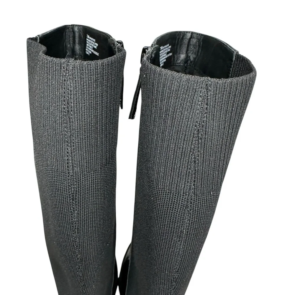 Andre Assous Women's Viva Round Toe Patent Boots. 7.5